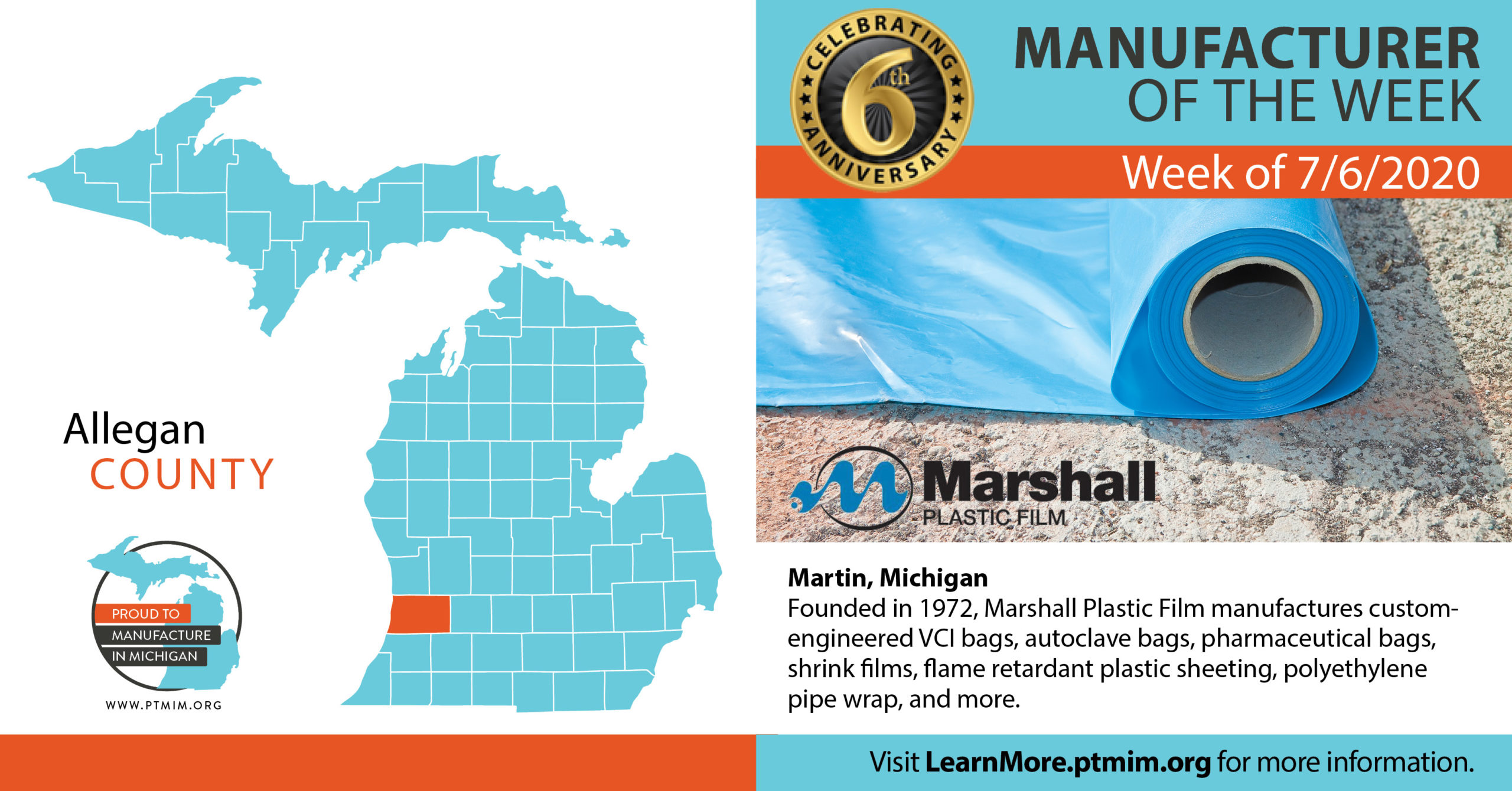 Marshall Plastic Film  PTMIM - Proud to Manufacture in Michigan